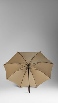 Parapluie canne avec toile en sergé - Honey