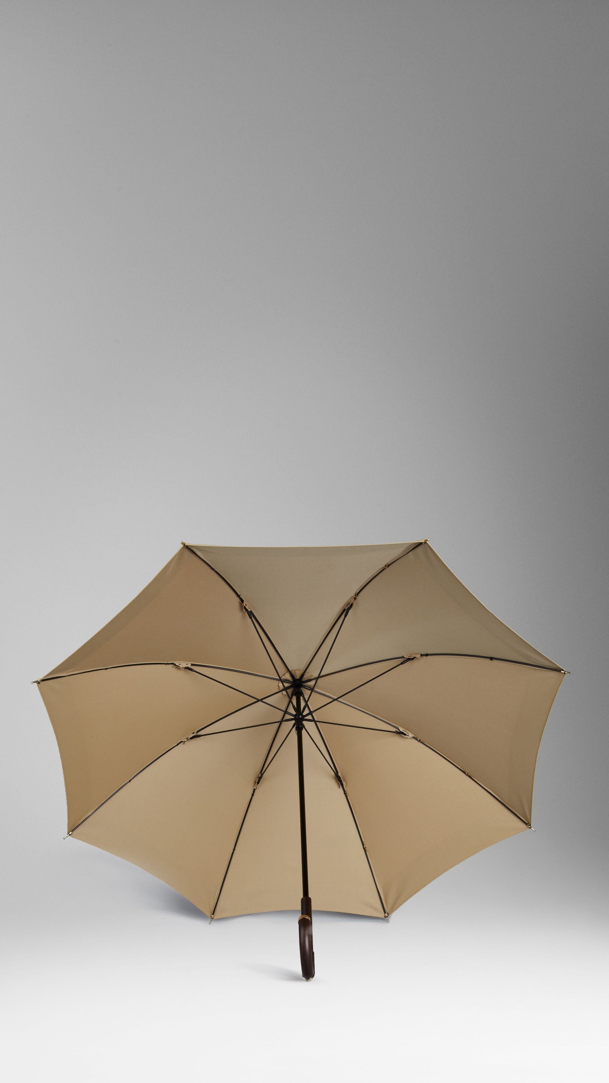 Parapluie canne avec toile en sergé - Honey