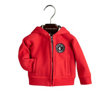 Haut à capuche Heritage en coton mélangé - Military Red