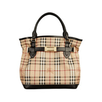Sac tote medium en Haymarket Check - Black
