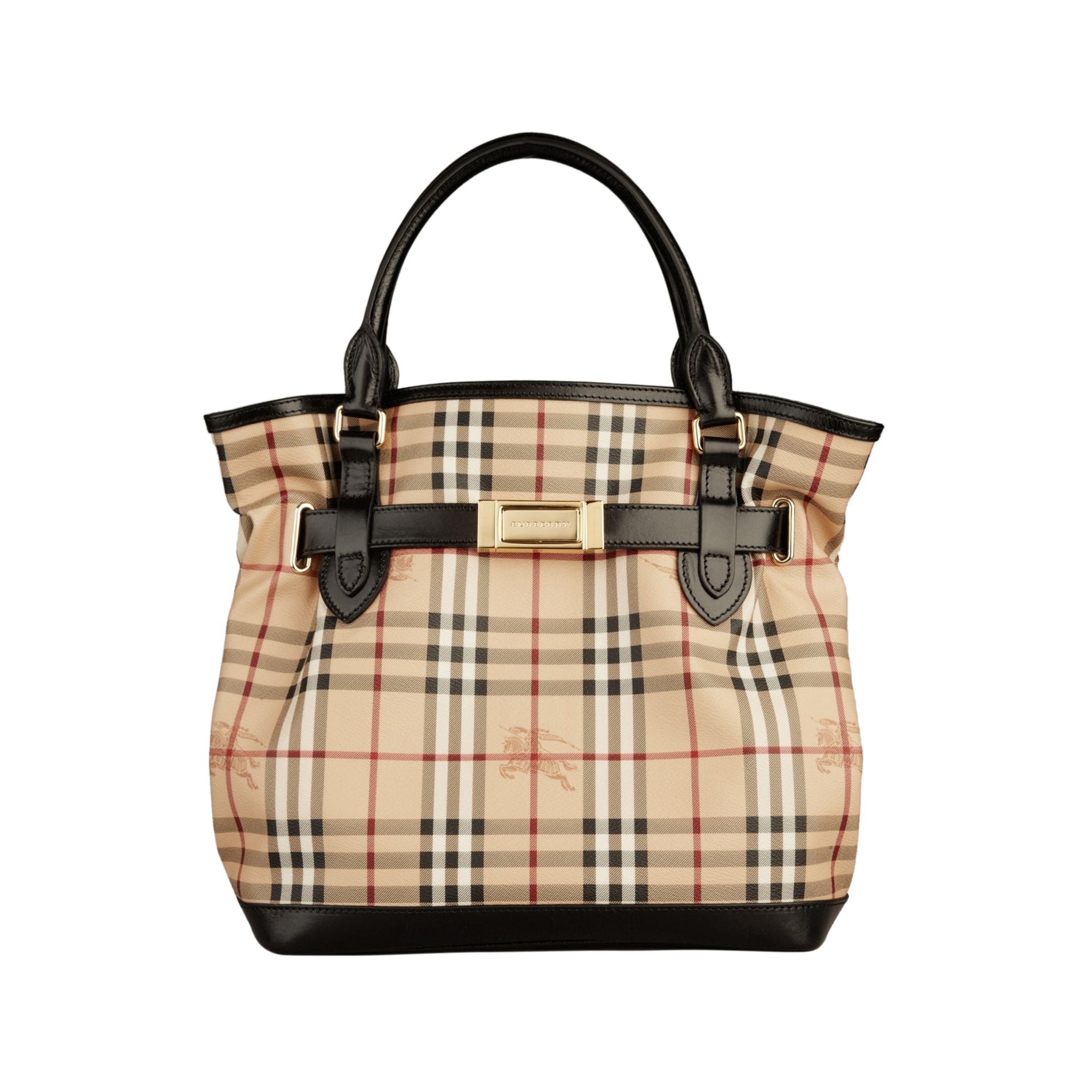 Sac tote medium en Haymarket Check - Black