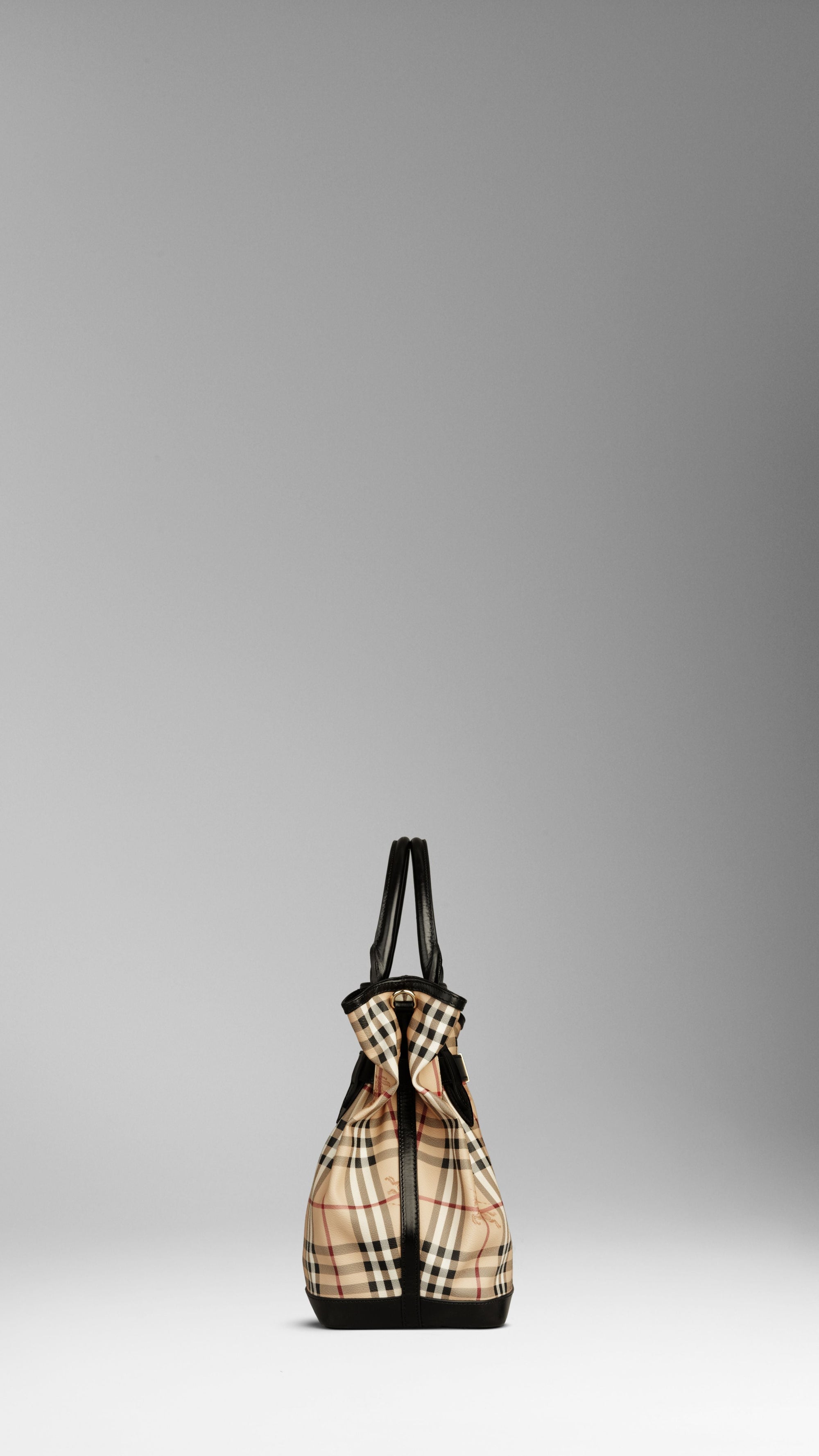 Sac tote medium en Haymarket Check - Black