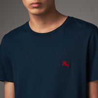 T-shirt en jersey de coton - Navy