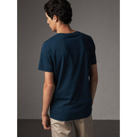 T-shirt en jersey de coton - Navy