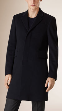 Pardessus en laine et cachemire - Navy