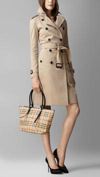 Petit sac tote en Haymarket Check - Military Red