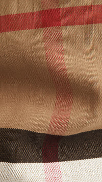 Sac hobo medium à motif Canvas check - Black