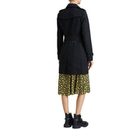 The Sandringham Trench mi-long - Black
