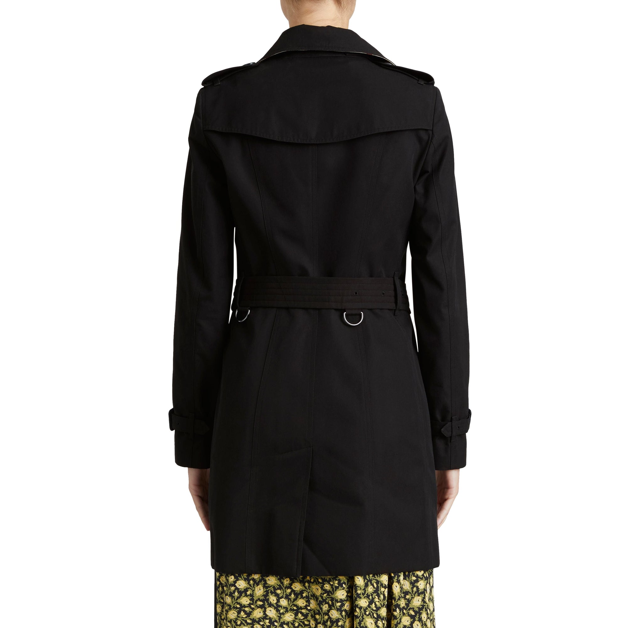 The Sandringham Trench mi-long - Black