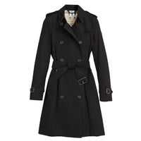 The Kensington Trench long - Black