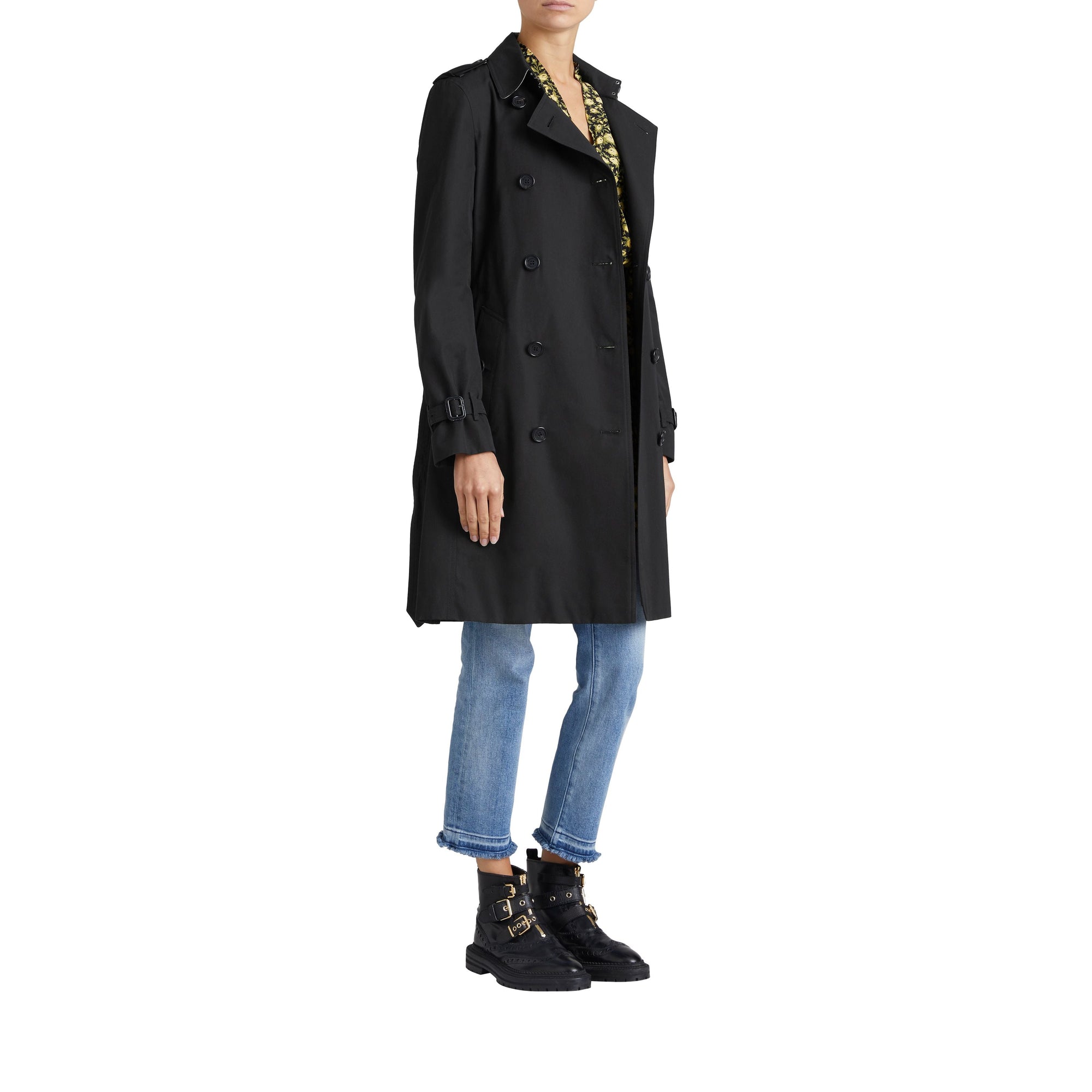 The Kensington Trench long - Black