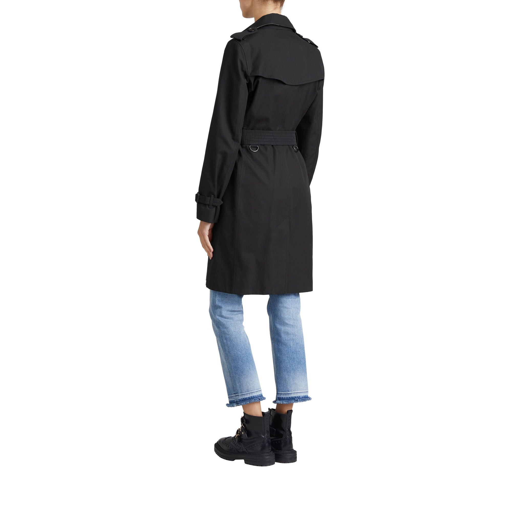 The Kensington Trench long - Black