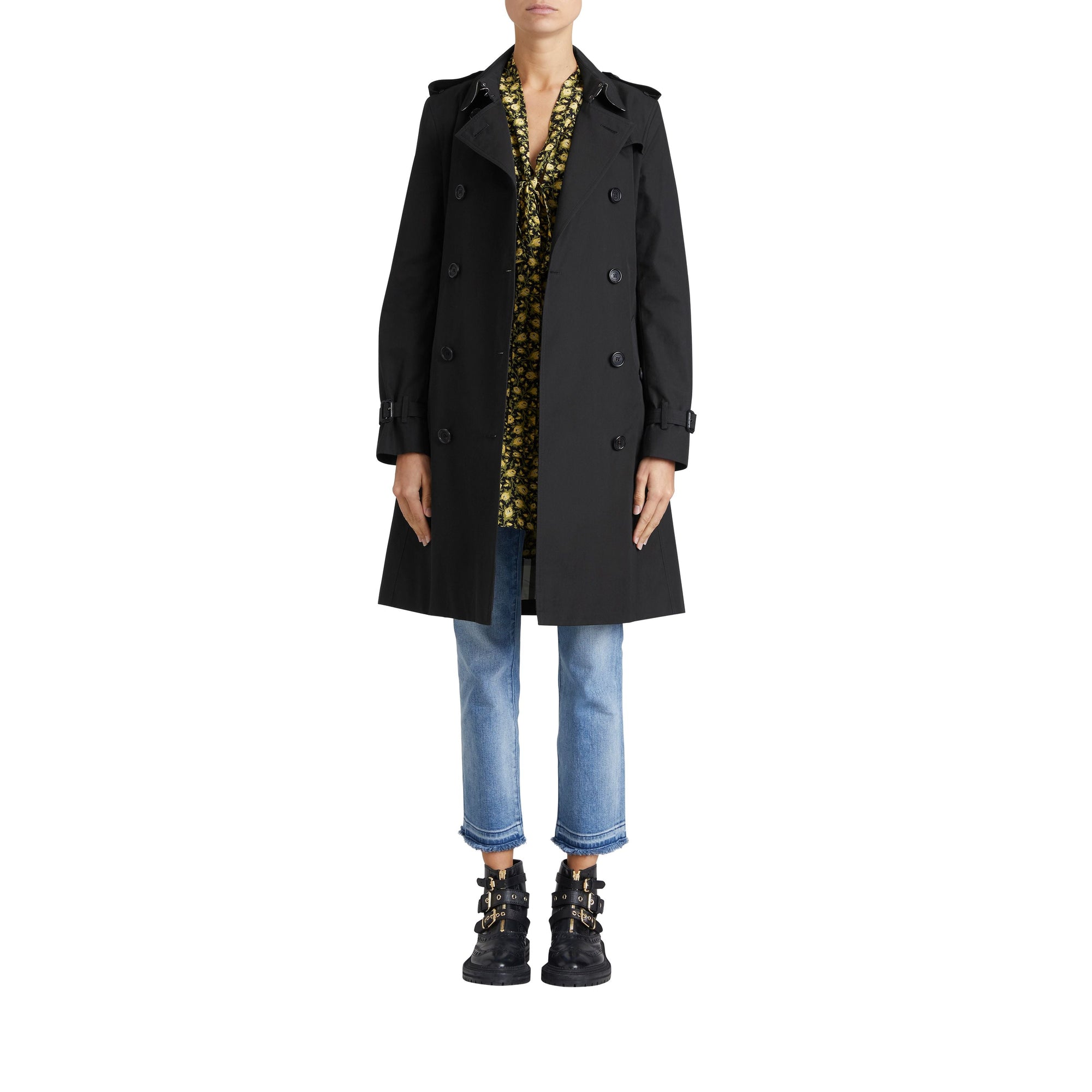 The Kensington Trench long - Black