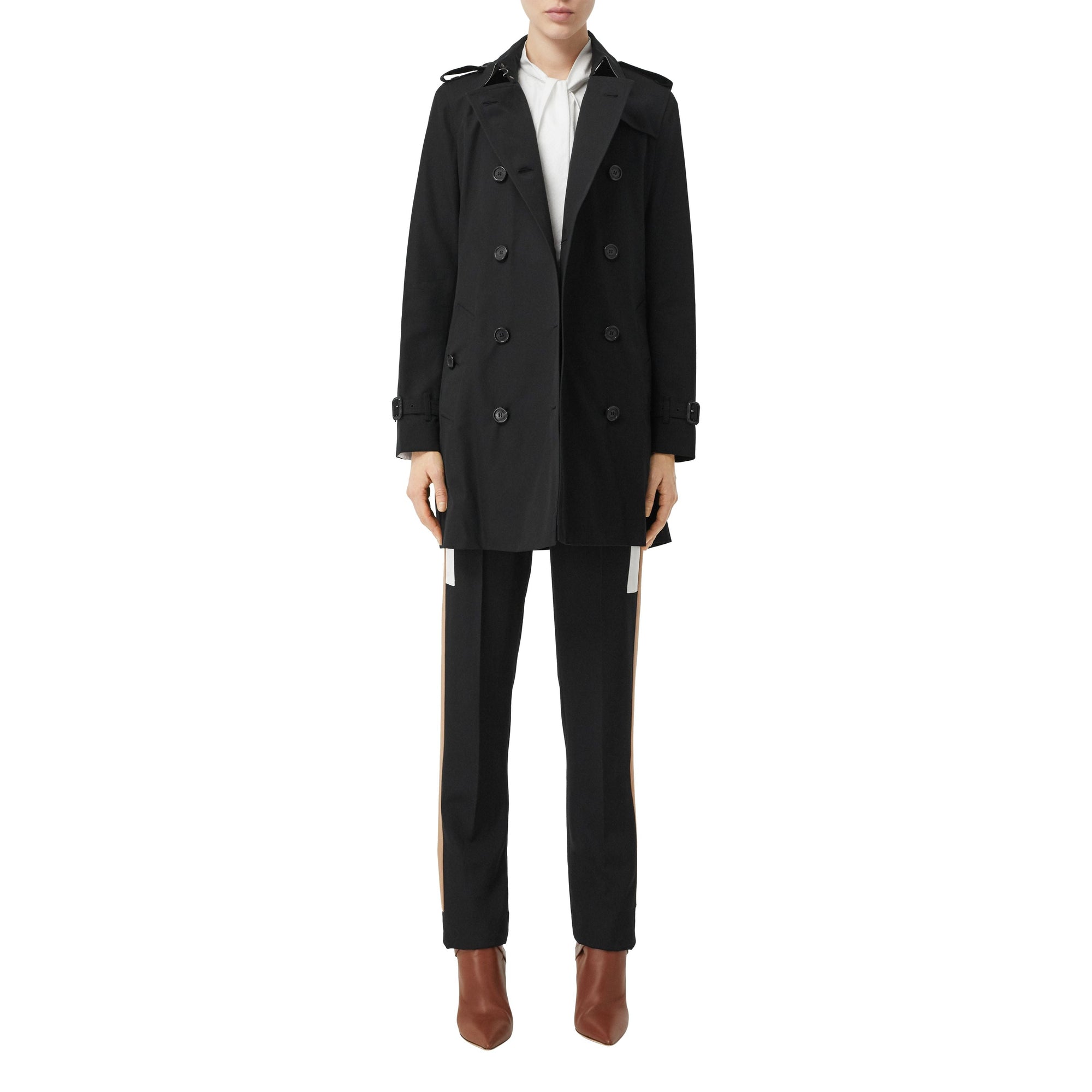 The Kensington Trench mi-long - Black