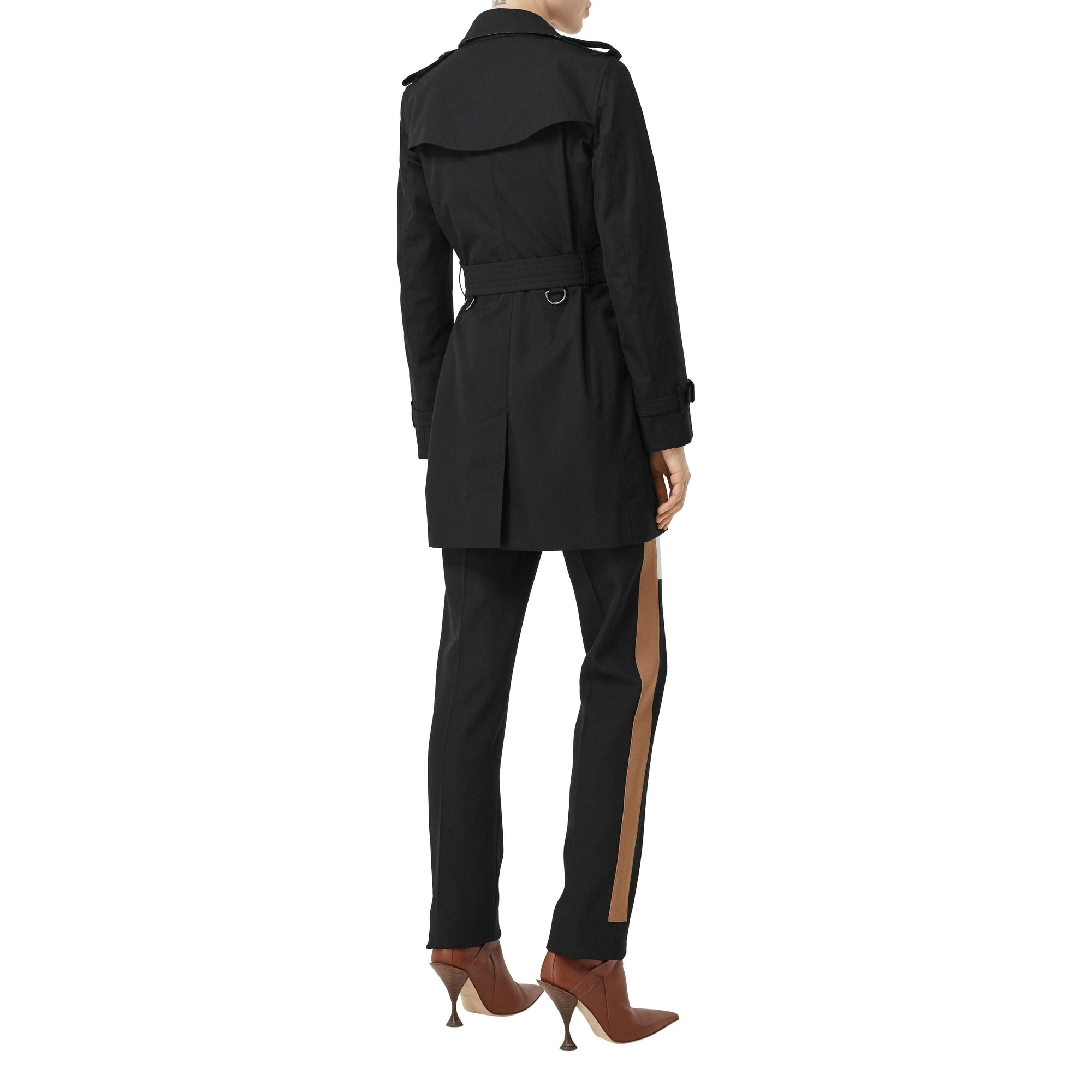 The Kensington Trench mi-long - Black
