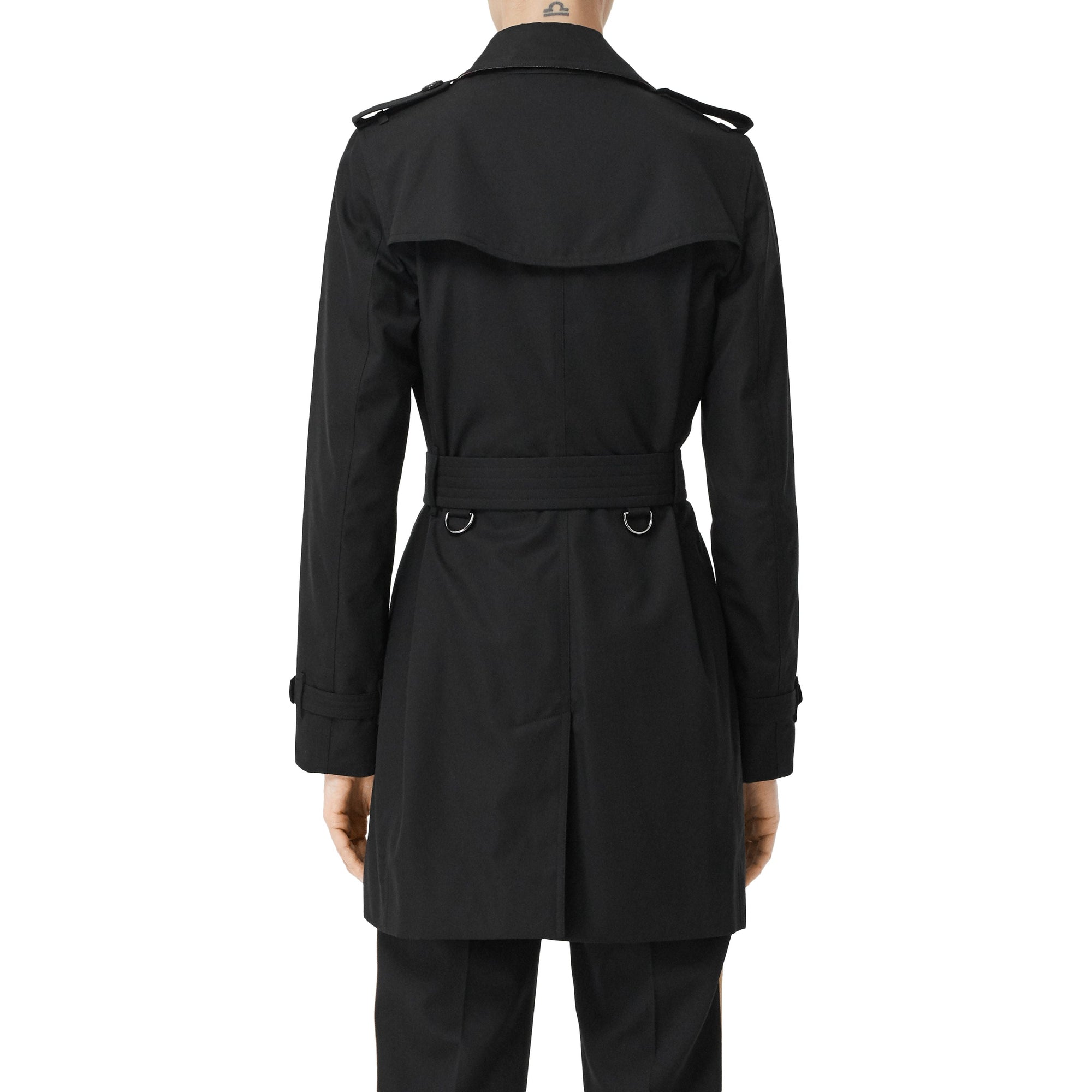 The Kensington Trench mi-long - Black
