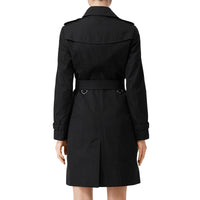 The Sandringham Trench long - Black