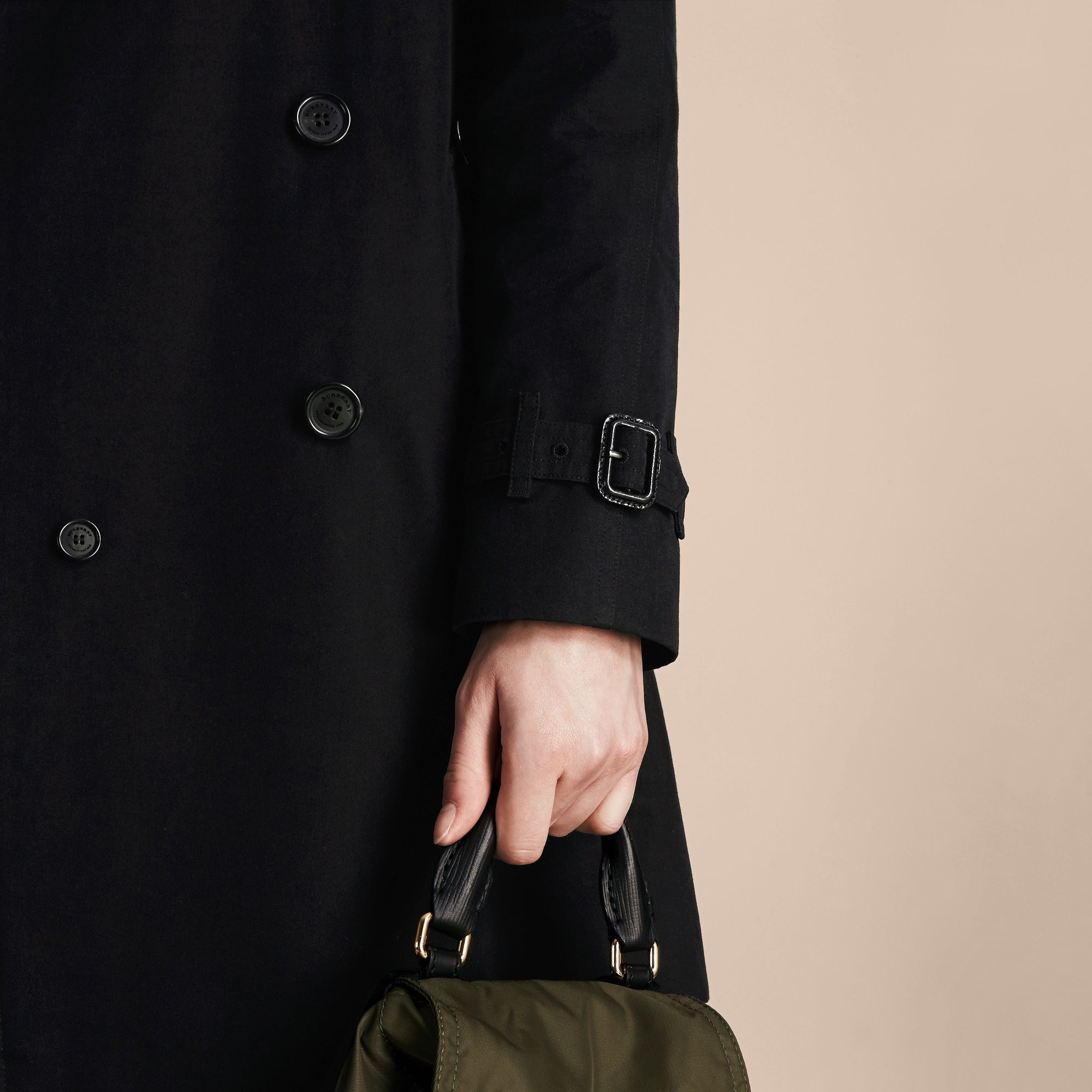 The Westminster Trench-coat Heritage long - Black