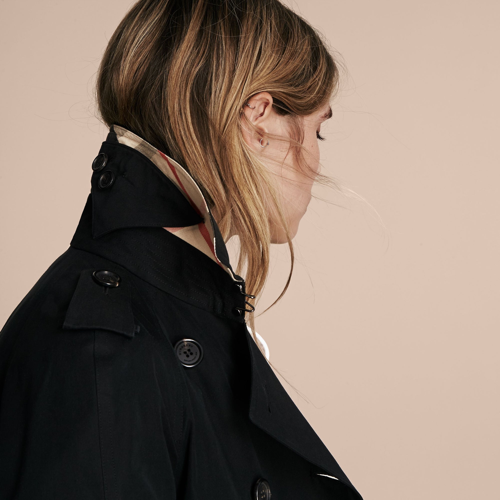 The Westminster Trench-coat Heritage long - Black
