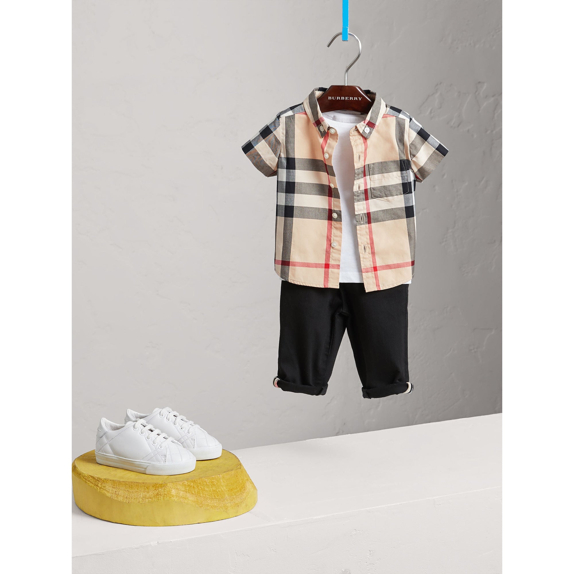 Chemise en sergé de coton à motif check - New Classic Check