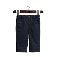 Pantalon chino avec revers en check - Ink