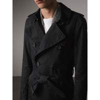 The Sandringham Trench long - Black