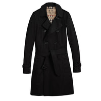 The Sandringham Trench long - Black
