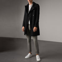 The Sandringham Trench long - Black