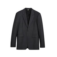 Costume de coupe moderne en laine vierge Travel Tailoring - Dark Grey Melange