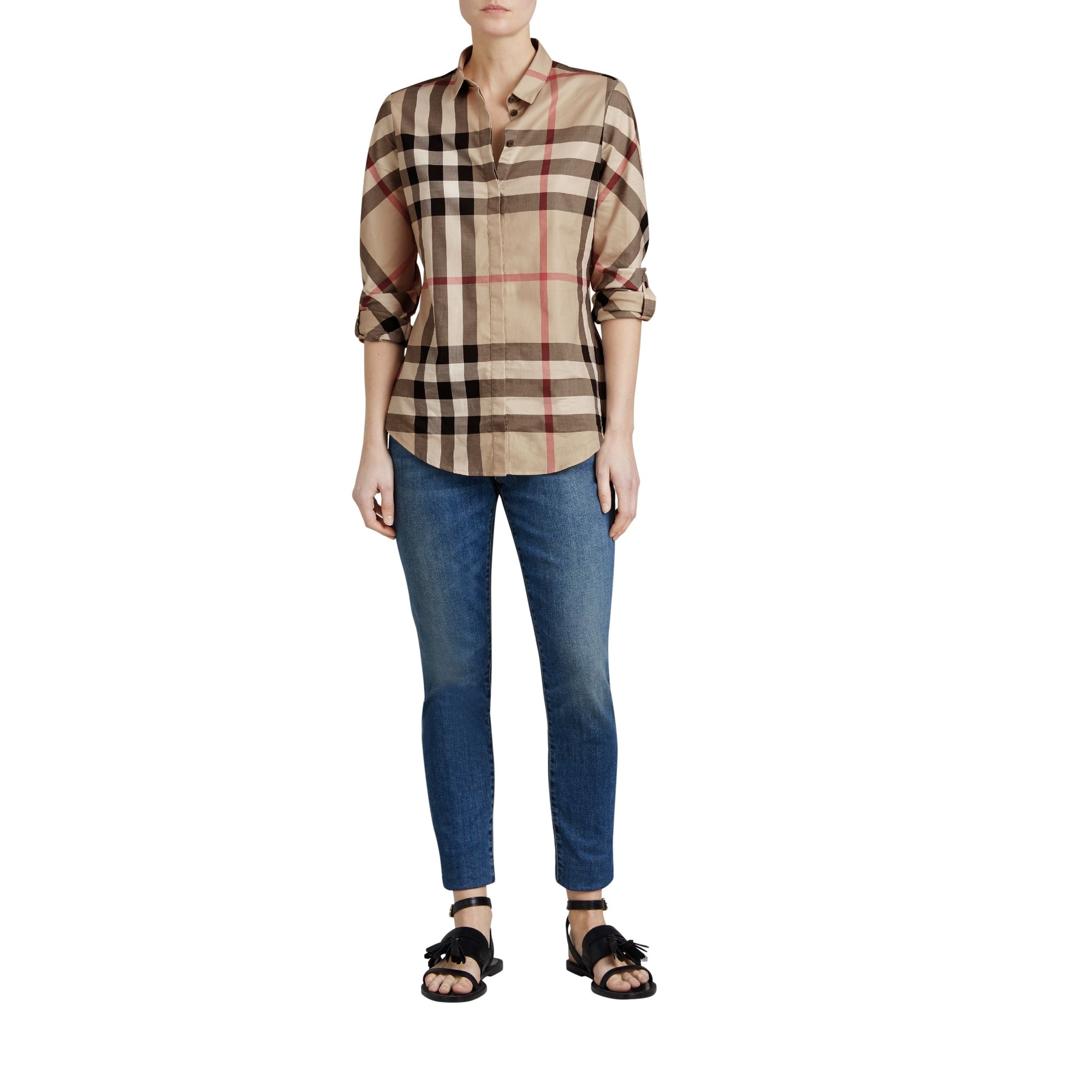 Chemise en check coton extensible - New Classic Check
