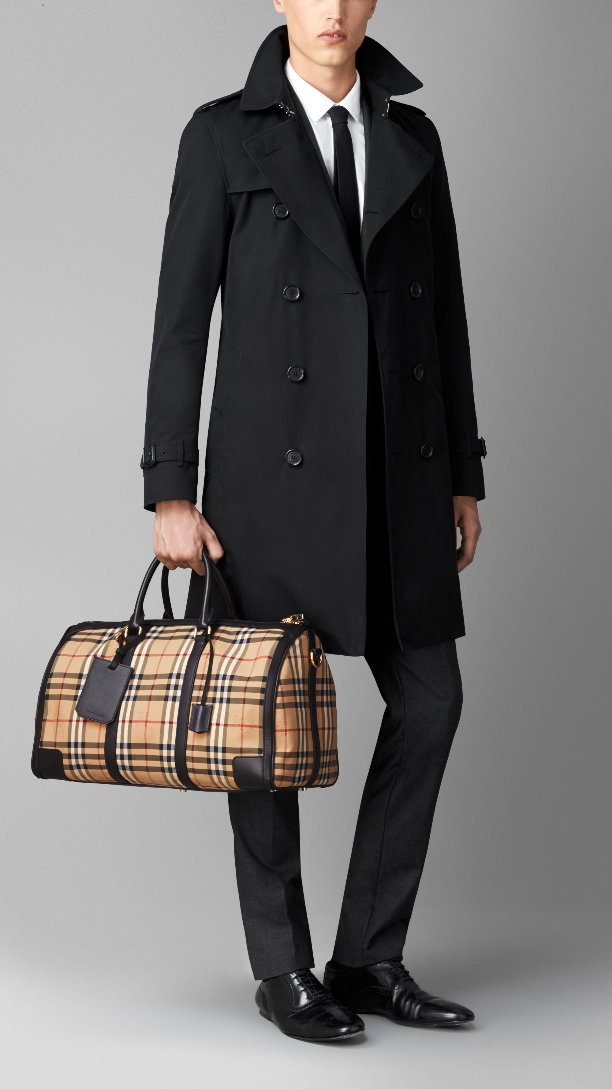 Grand sac The Alchester en Horseferry check - Black
