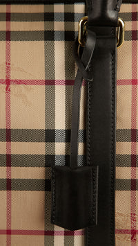Grand sac The Alchester en Horseferry check - Black