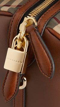 Petit sac The Alchester à motif Horseferry check - Honey & Tan