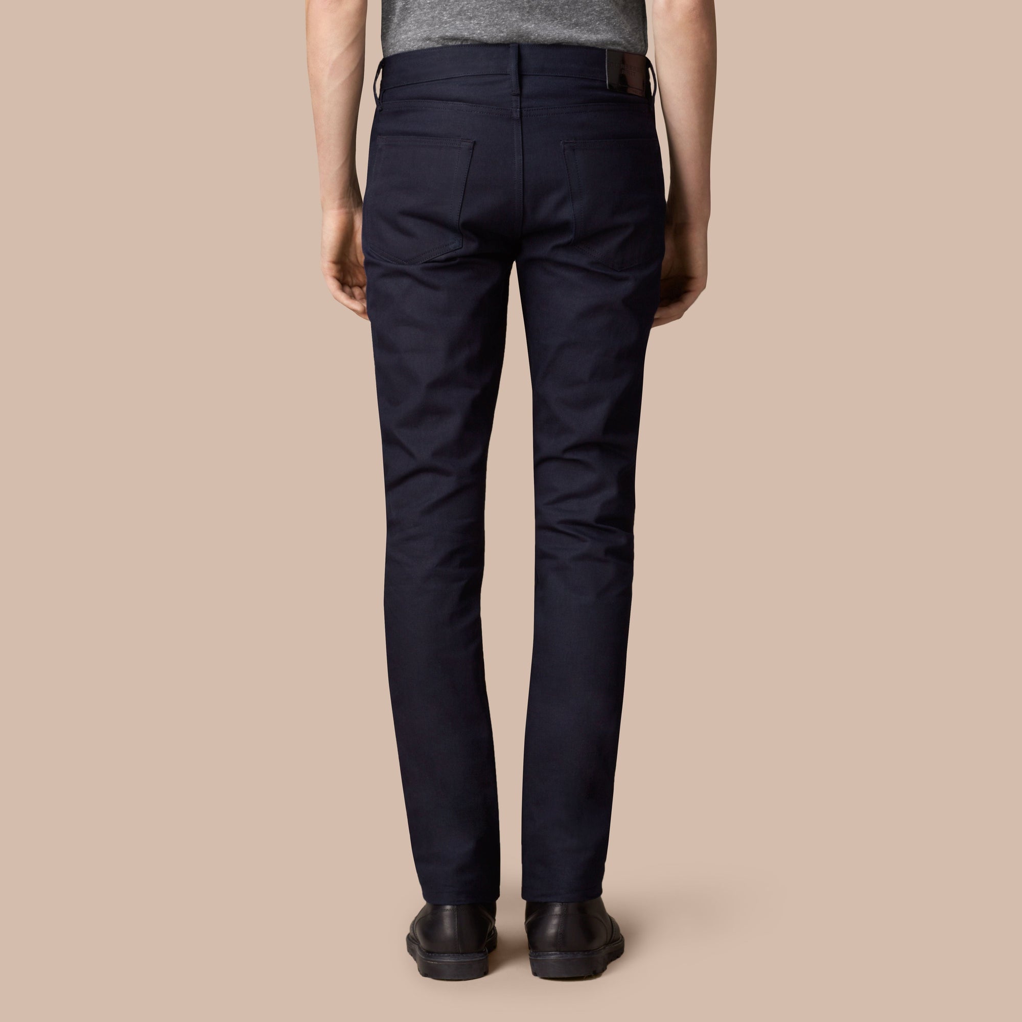 Jean slim Selvedge saturé - Dark Indigo