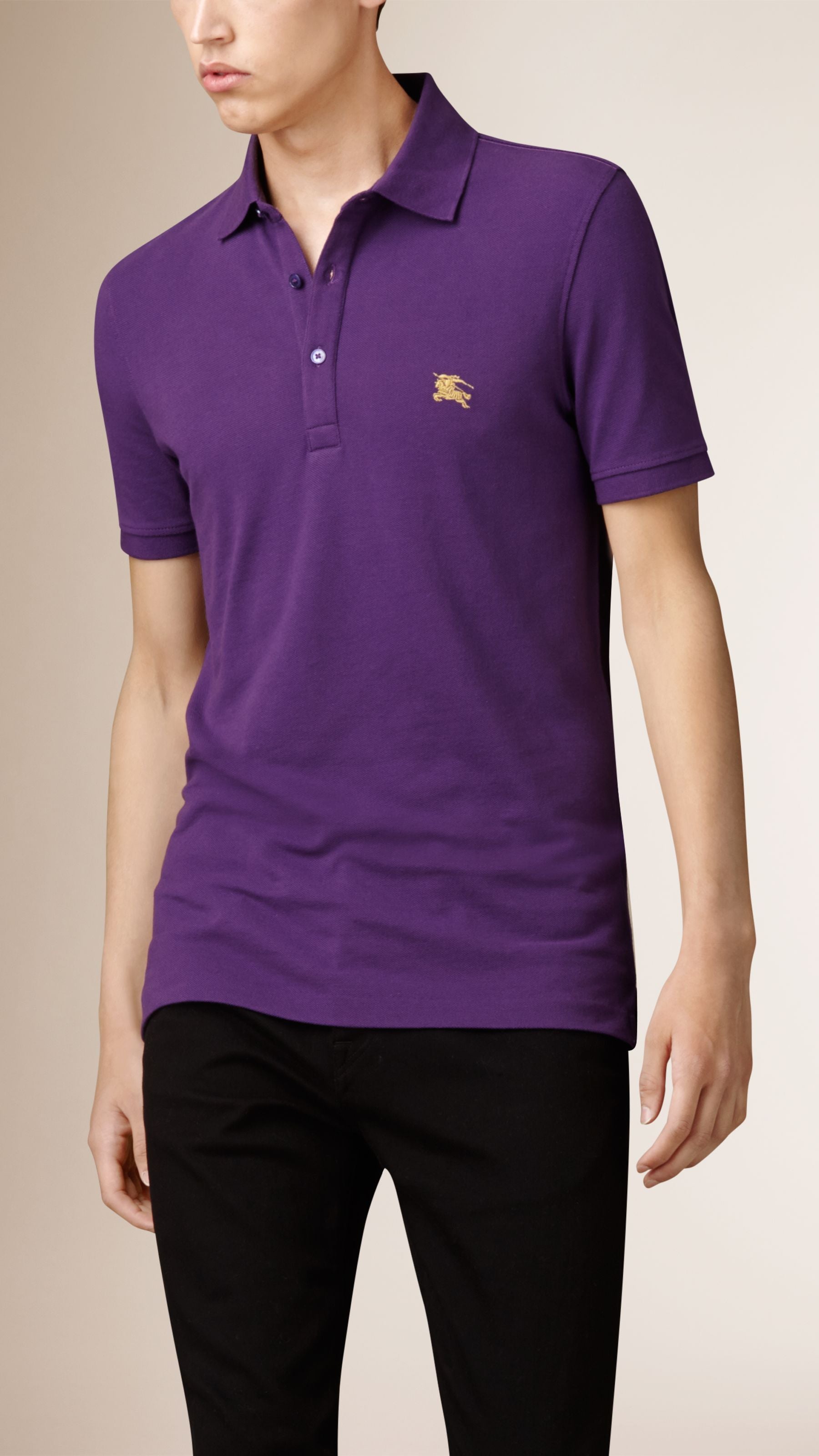 Polo en jersey de coton - Windsor Purple