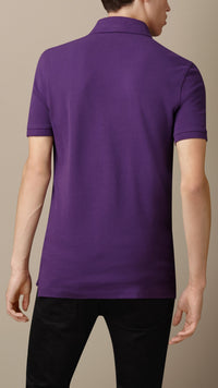 Polo en jersey de coton - Windsor Purple