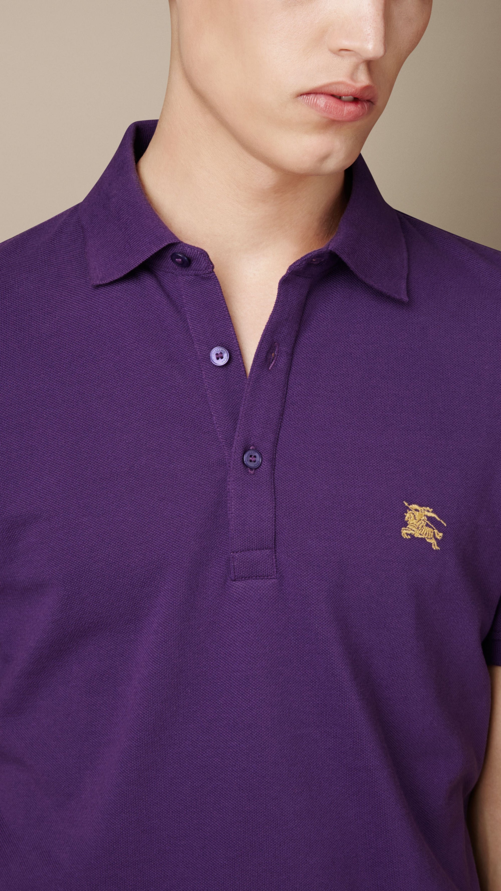 Polo en jersey de coton - Windsor Purple