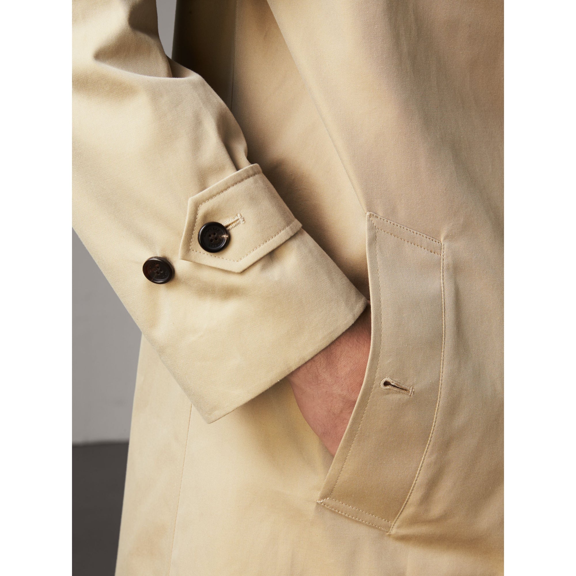 Paletot en gabardine de coton - Honey
