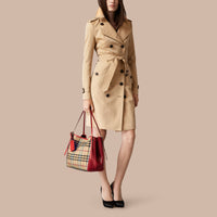 Petit Sac The Canter avec éléments en cuir - Honey & Parade Red