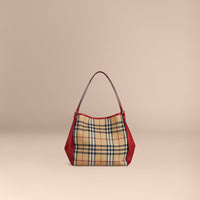 Petit Sac The Canter avec éléments en cuir - Honey & Parade Red