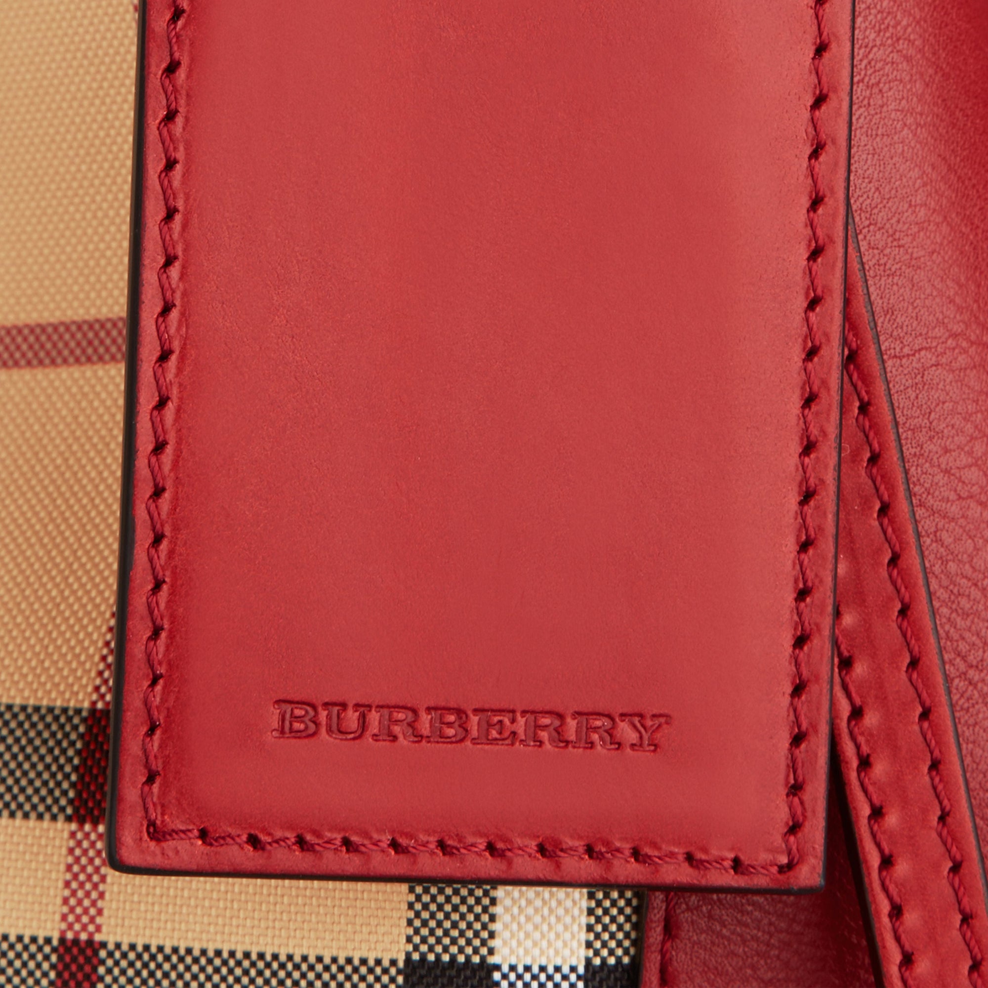 Petit Sac The Canter avec éléments en cuir - Honey & Parade Red
