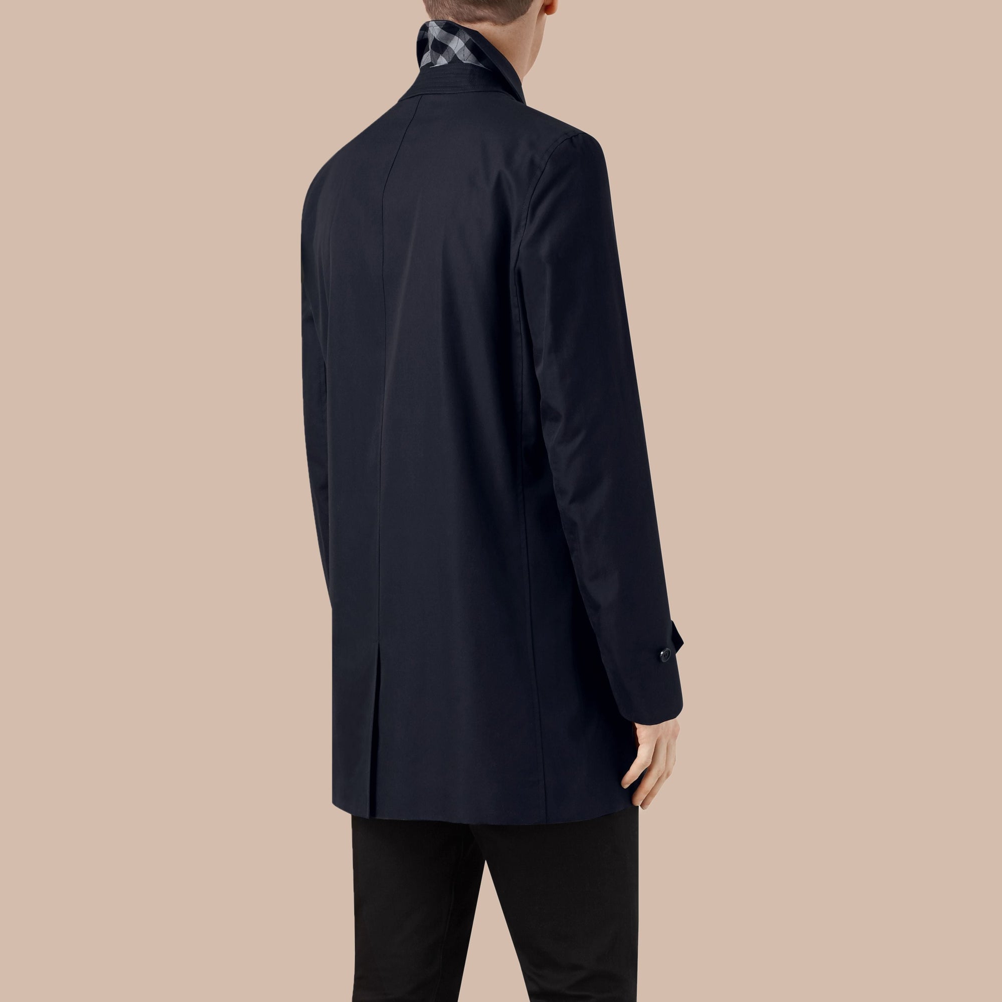 Paletot en gabardine de coton - Navy