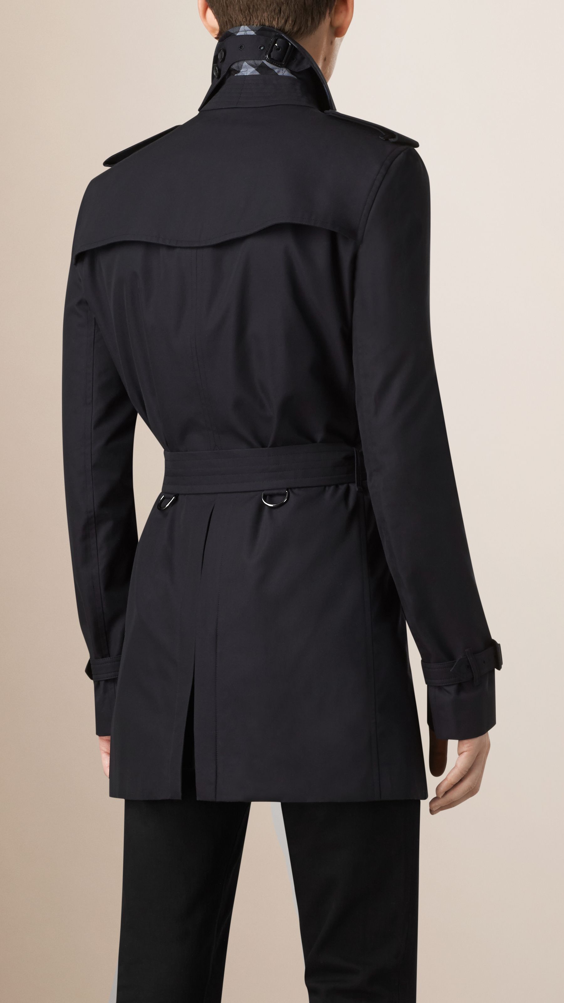 Trench-coat en gabardine de coton - Navy