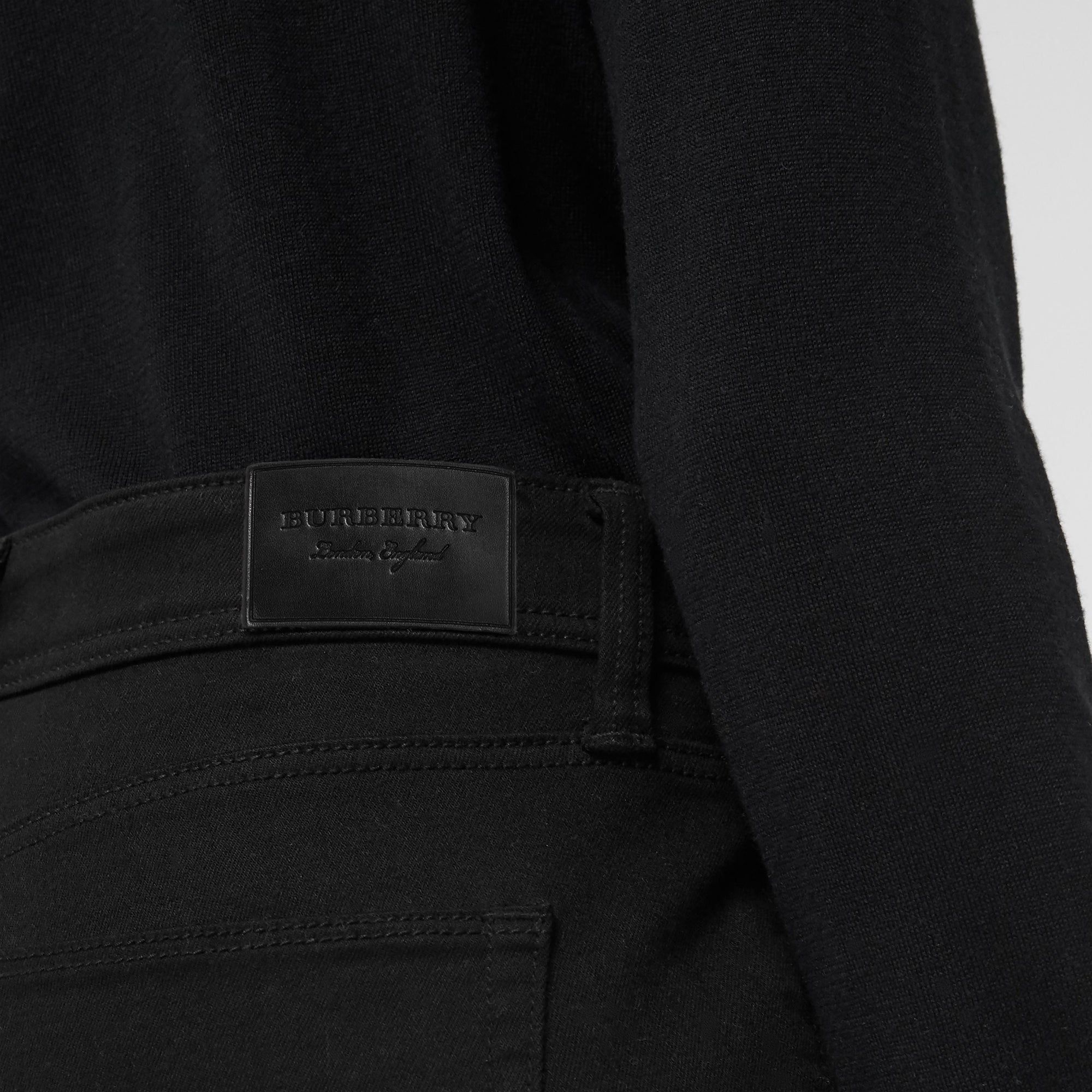 Jean skinny taille basse noir intense - Black