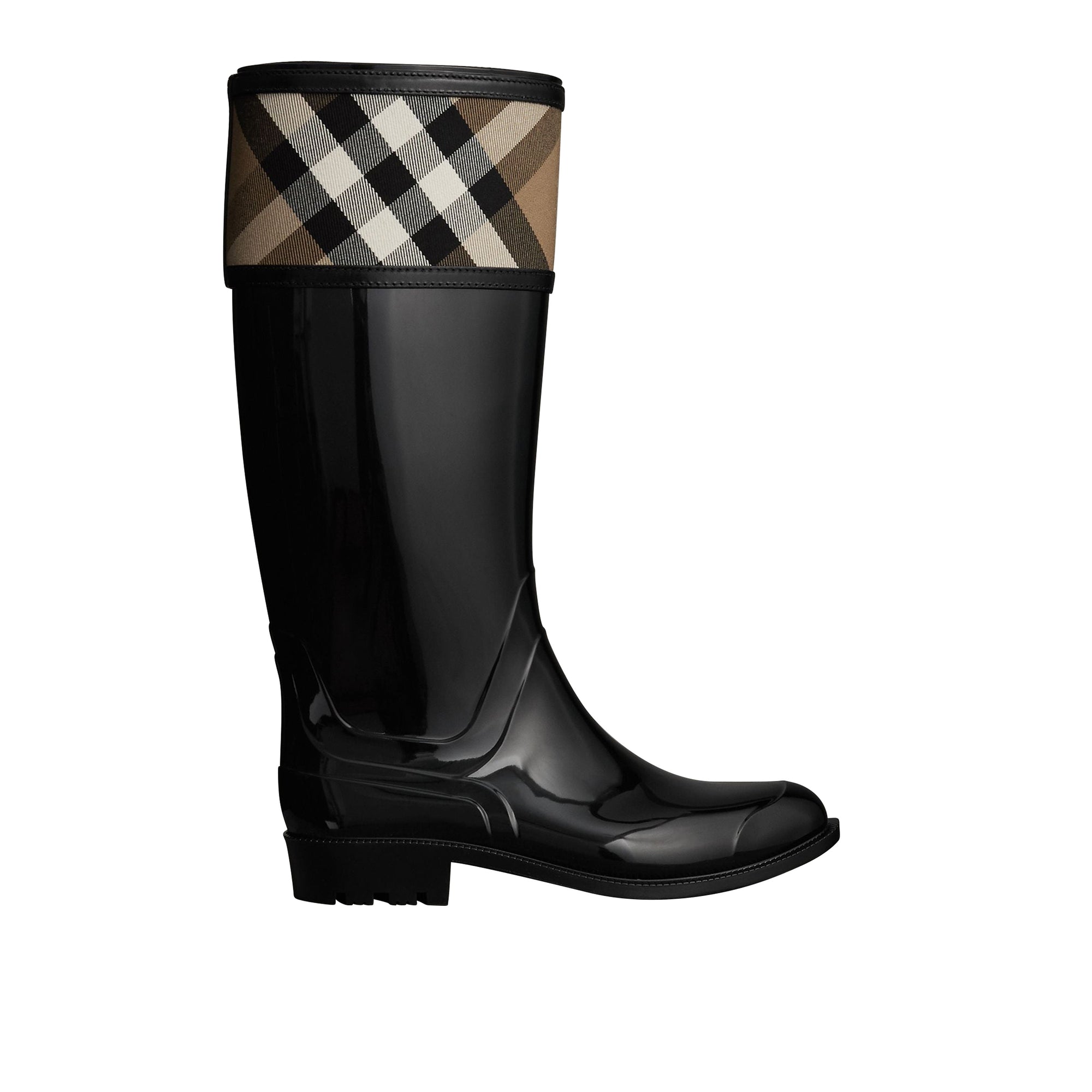 Bottes de pluie en house check - Black