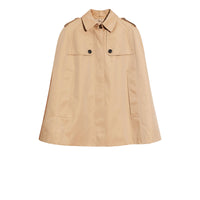 Cape trench en gabardine de coton - Honey