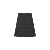 Jupe trapèze matelassée - Black