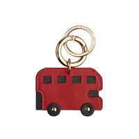 Bijou porte-clés Bus londonien en cuir - Parade Red