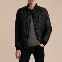 Veste matelassée à capuche repliable - Black