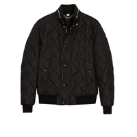 Veste matelassée à capuche repliable - Black
